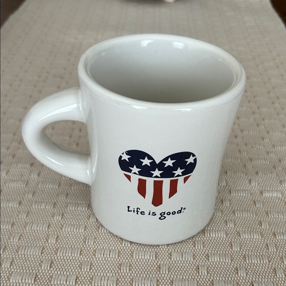Life Is Good Patriotic Mug